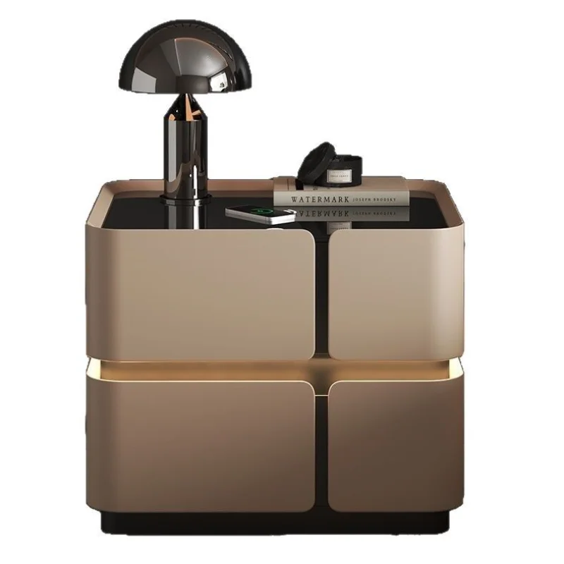 Luxury Solid Wood Bedroom Nightstand 6