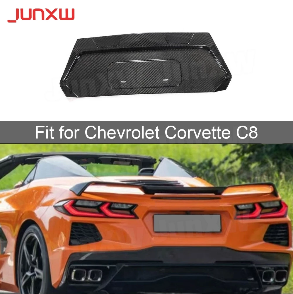 Carbon Fiber Car Licence Plate Bracket Plate Holder for Chevrolet Corvette C8 2020-2021 License Plate Frame Cover Anti-corrosion