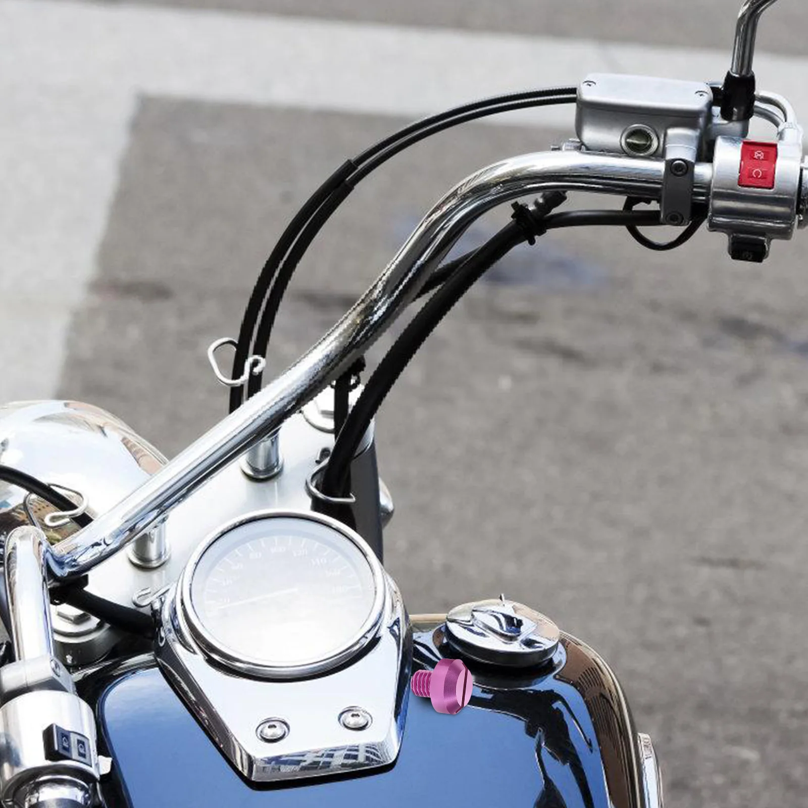 

2Pcs Motorcycle Rearview Mirror Screws Compatible for Suzuki Durable Secure Fit Easy Install