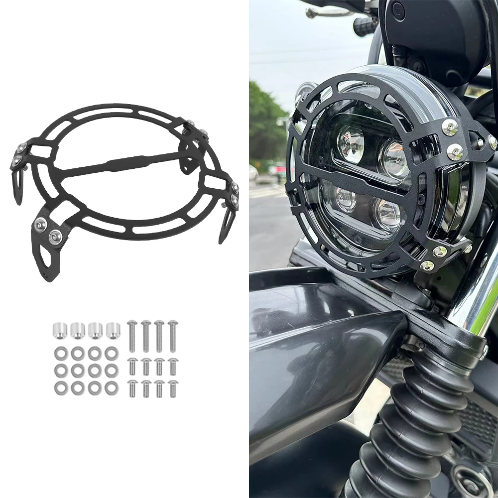 

For Honda CL250 CL300 CL500 CL 250 CL 500 SCL500 2023 2024 Headlight Head Light Grille Guard Headlamp Grille Cover Accessories