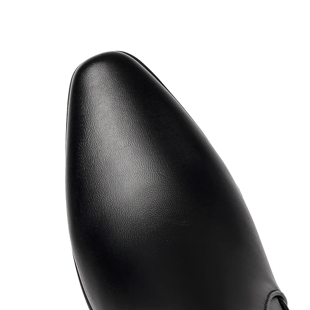 2025 New Winter Elegant White Black Women Mid Calf Boots Sweet 6cm High Heel Lady Party Shoes Plus Big Size 12 43 45 48