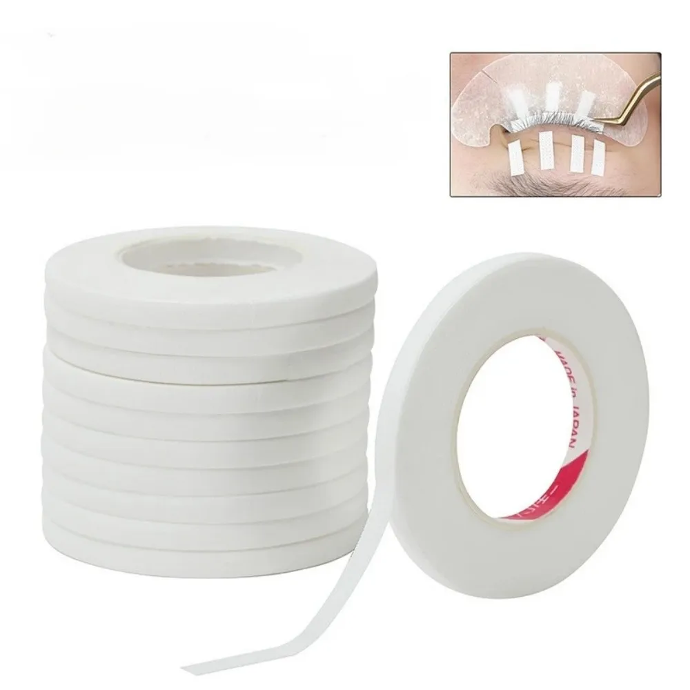 10/20pcs 4mm Width Eyelash Extension Tape Makeup Breathable Anti-allergy Easy to Tear Micropore Tape Professional Lashes Tape