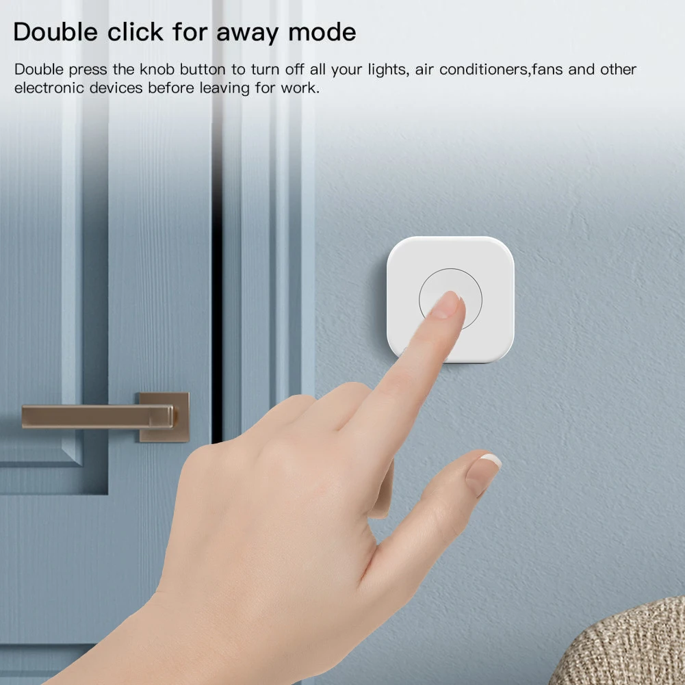 Tuya ZigBee Smart Scene Switch One Key Control Button Smart Home Automation Scenario Works With Smart Life App ZigBee Gateway