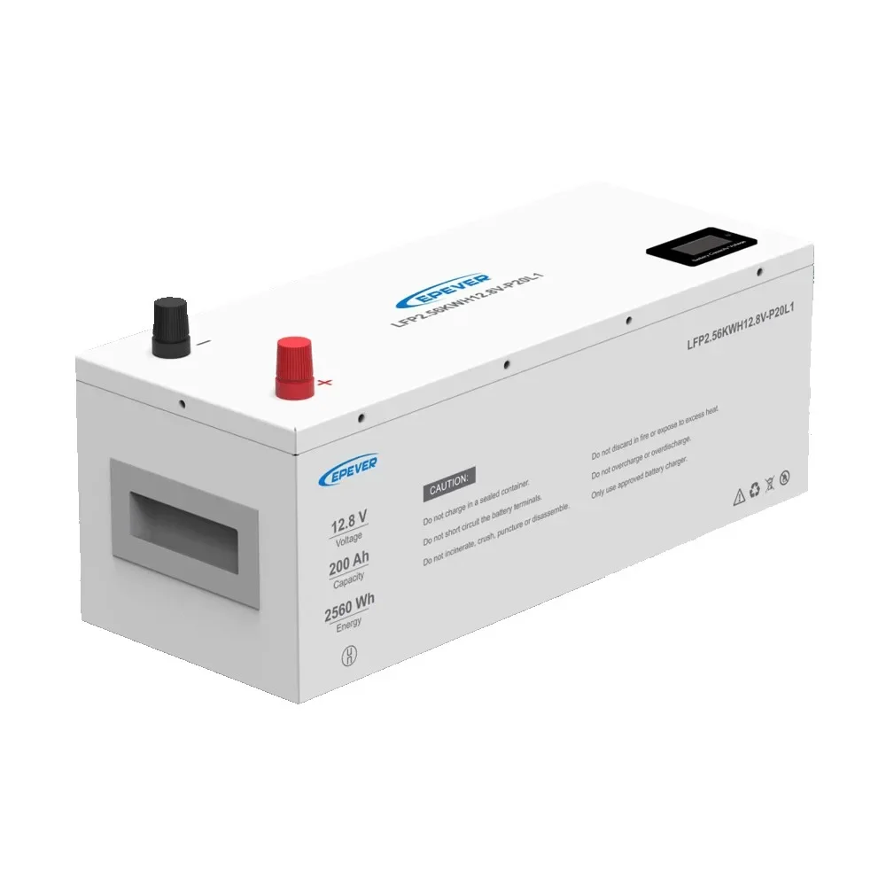 EPEVER LFP2.56KWH25.6V-P20L1 25.6V 100AH بطارية ليثيوم/lifepo4 تعمل بالطاقة الشمسية بنك الاستخدام المنزلي نظام تخزين الطاقة الشمسية