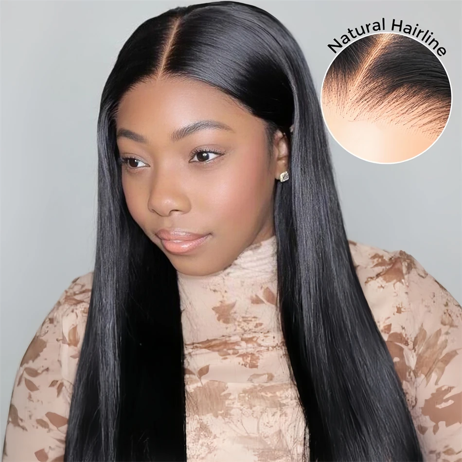 

5x5 Hd Lace Frontal Wig Glueless Preplucked Brazilian Wig Human Hair Ready to Wear 4x4 Hd Lace Front Straight Human Hair Wigs