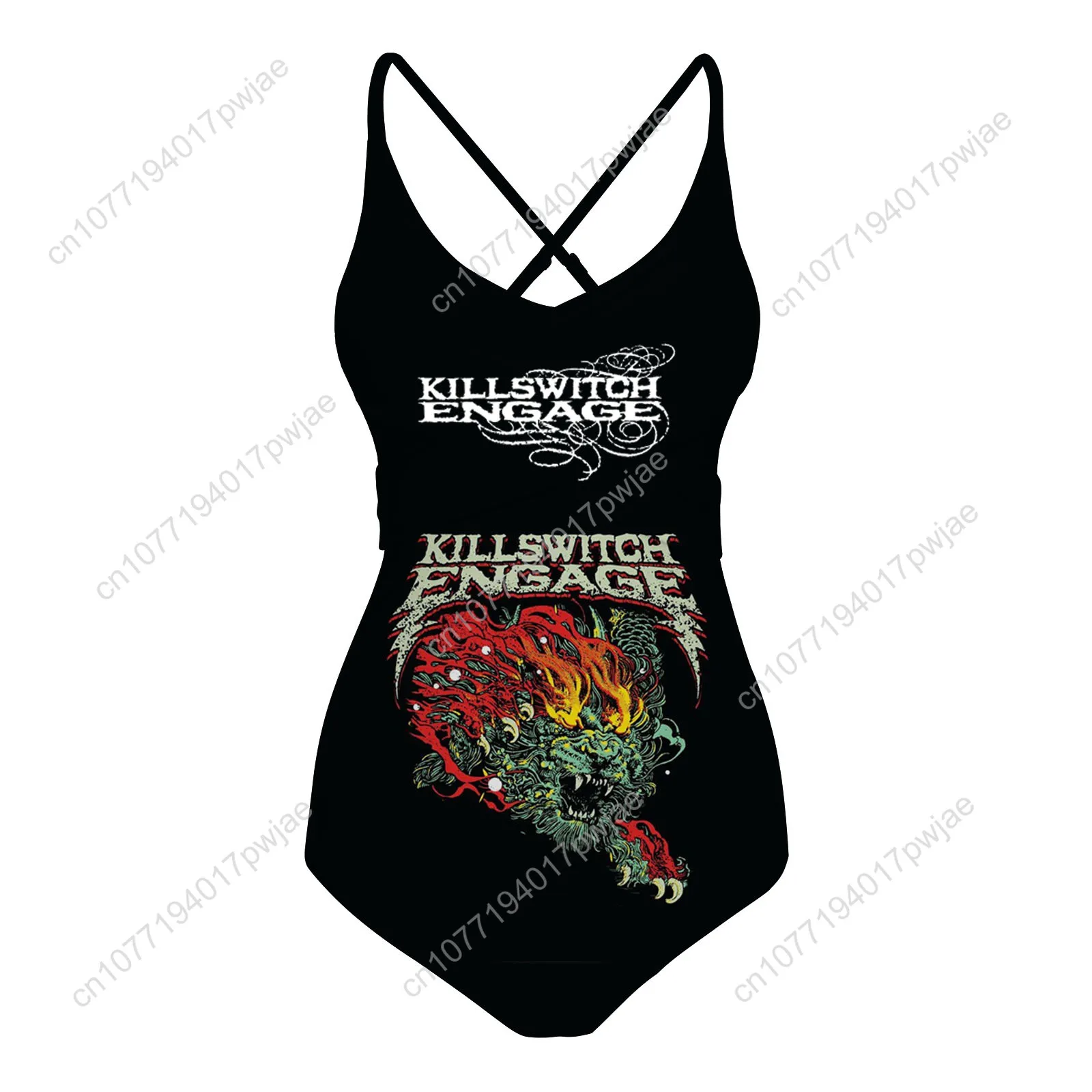 

Killswitchs Engages Swimsuit Womens Sling Swimsuits Sexy Swimwear Pool Party Beach Bikini Summer Holiday Customize Bathing Suits