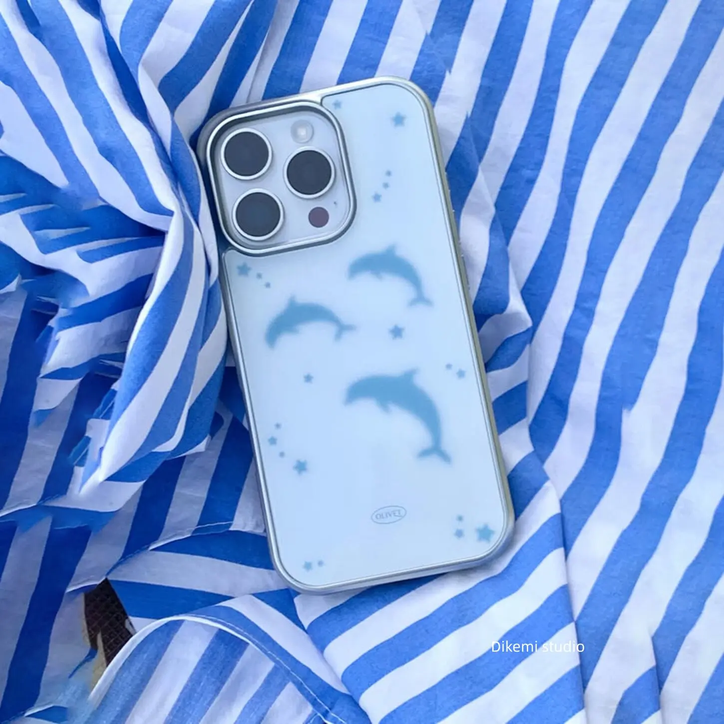 Blue Star Korean Ins Creative Advanced Design Phone Case For iPhone 17 Air 16 E 15 14 13 12 11 Pro Max 7 8 Plus Y2K Cute Cover - view 3