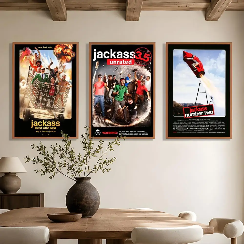 Film-Stunt Comedy Jackass: Best and Last Poster Wall Art Poster HD Waterproof PP Print Bedroom Living Room Office Decor Gift