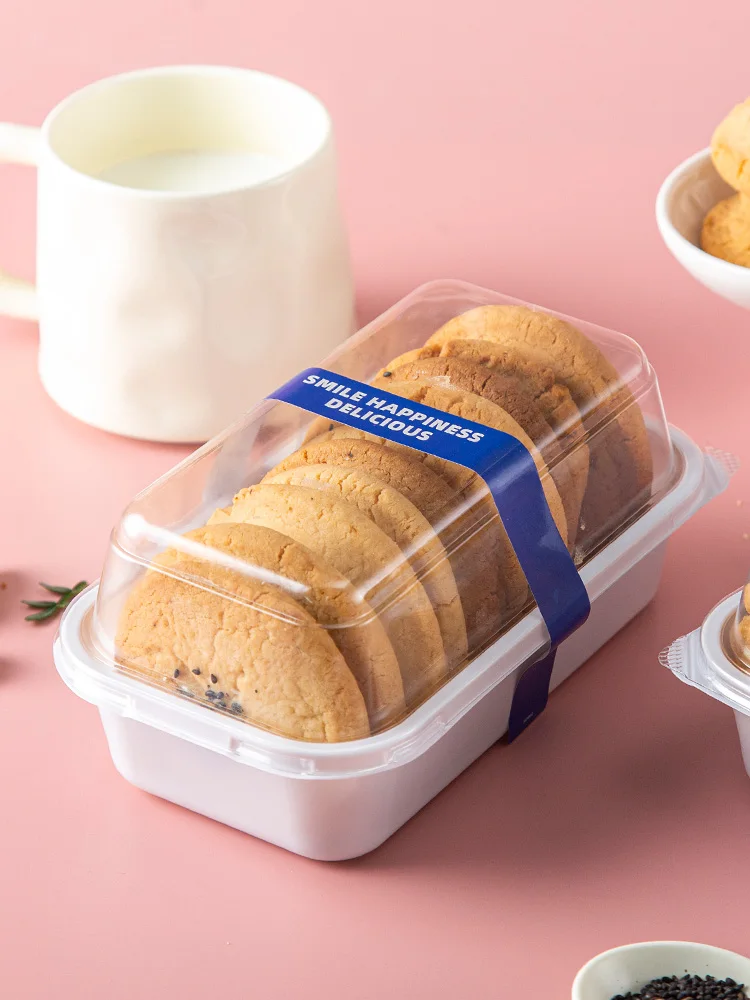 厚みのあるプラスチック製中華風菓子包装箱-透明キッチン製菓用品-月餅・餡入りクッキー用