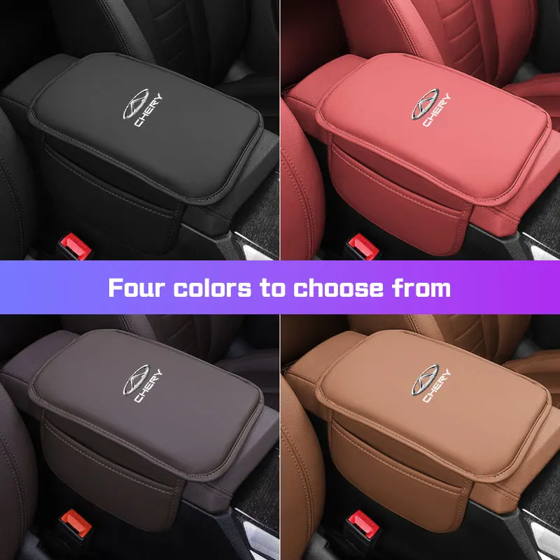 Leather Car Armrest Box Mat Accessories For Chery Tiggo 2 3 4 6 5X 7 8 Pro QQ Omoda 5 C5 Arrizo Center Console Protect Cushion