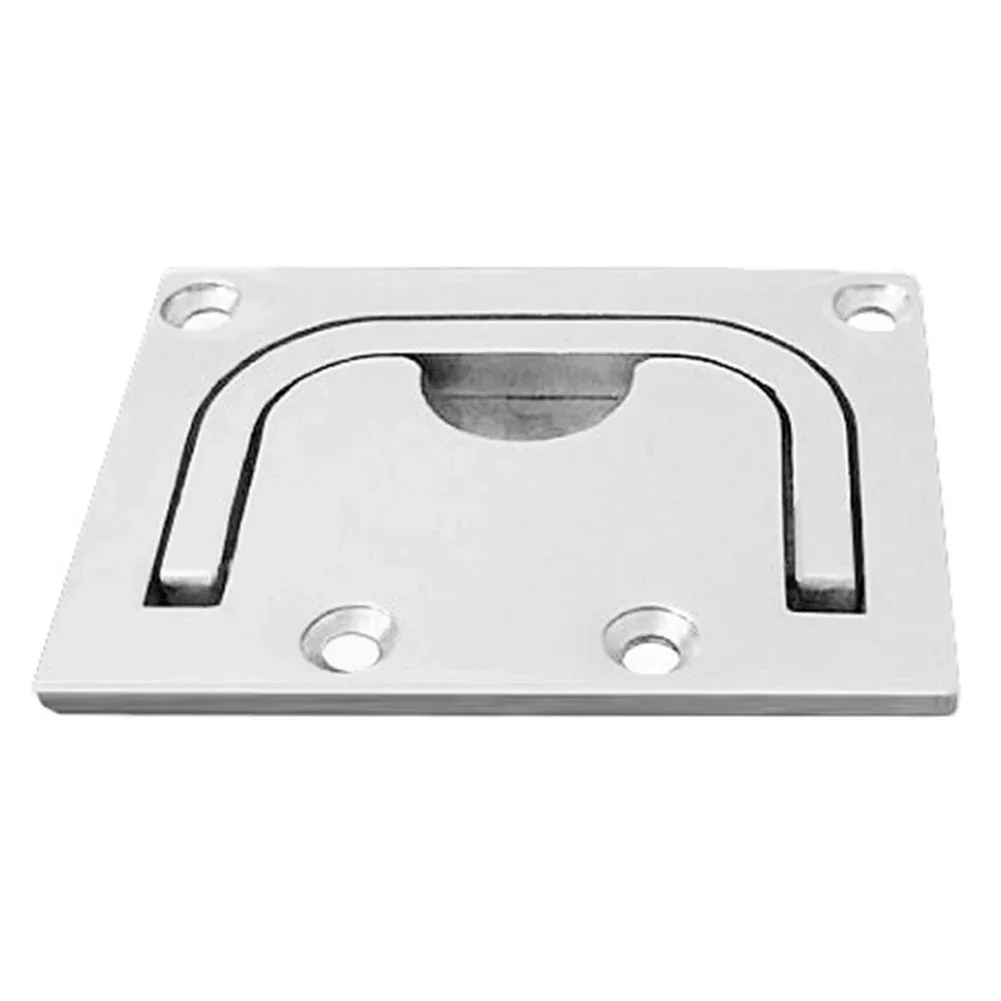 Marine Vehicle Floor Handle Pull Cover Cabin Yacht Buckle Ring Cover Deck Buckle Boat Yacht Hardware