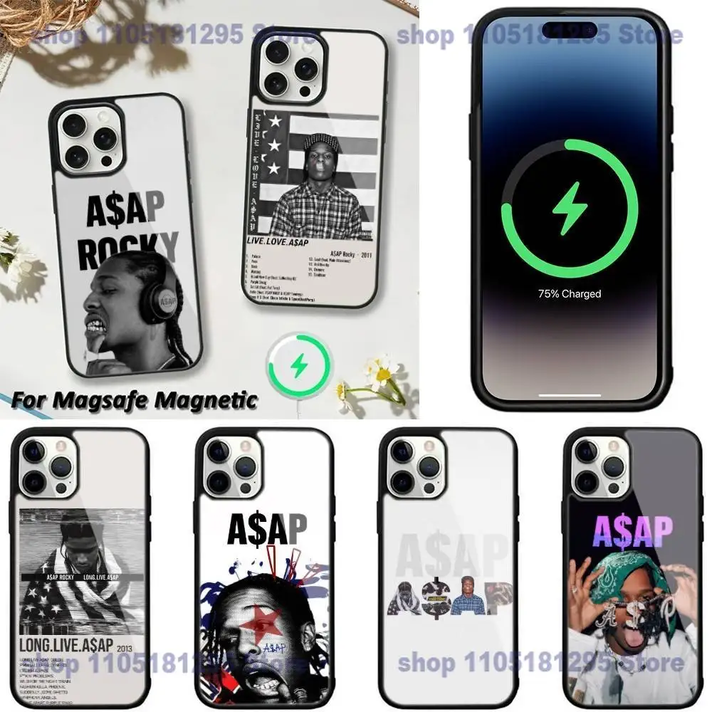 

A-ASAP Rocky Rapper Phone Case For iPhone 17,16,15,14,13,12,11,Plus,Pro,Max,Mini Magsafe Magnetic Wireless Charging