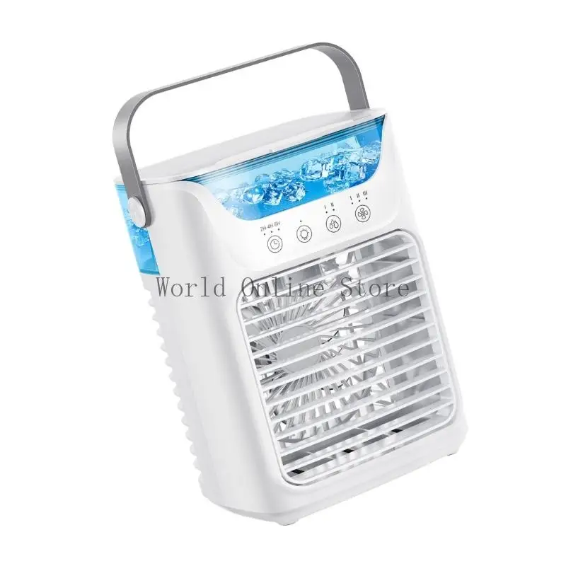 

Portable Desktop Air Cooling Fan With 3 Speed Setting Cooling Fan Air Conditioner For Dormitory Study Office Desk 87HC