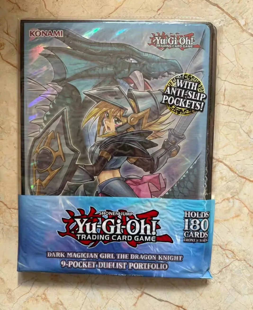 yugioh-konami-duel-monsters-dark-magician-girl-the-dragon-knight-collezione-ufficiale-raccoglitore-per-carte-a-9-tasche-sigillato-duelist-portfolio