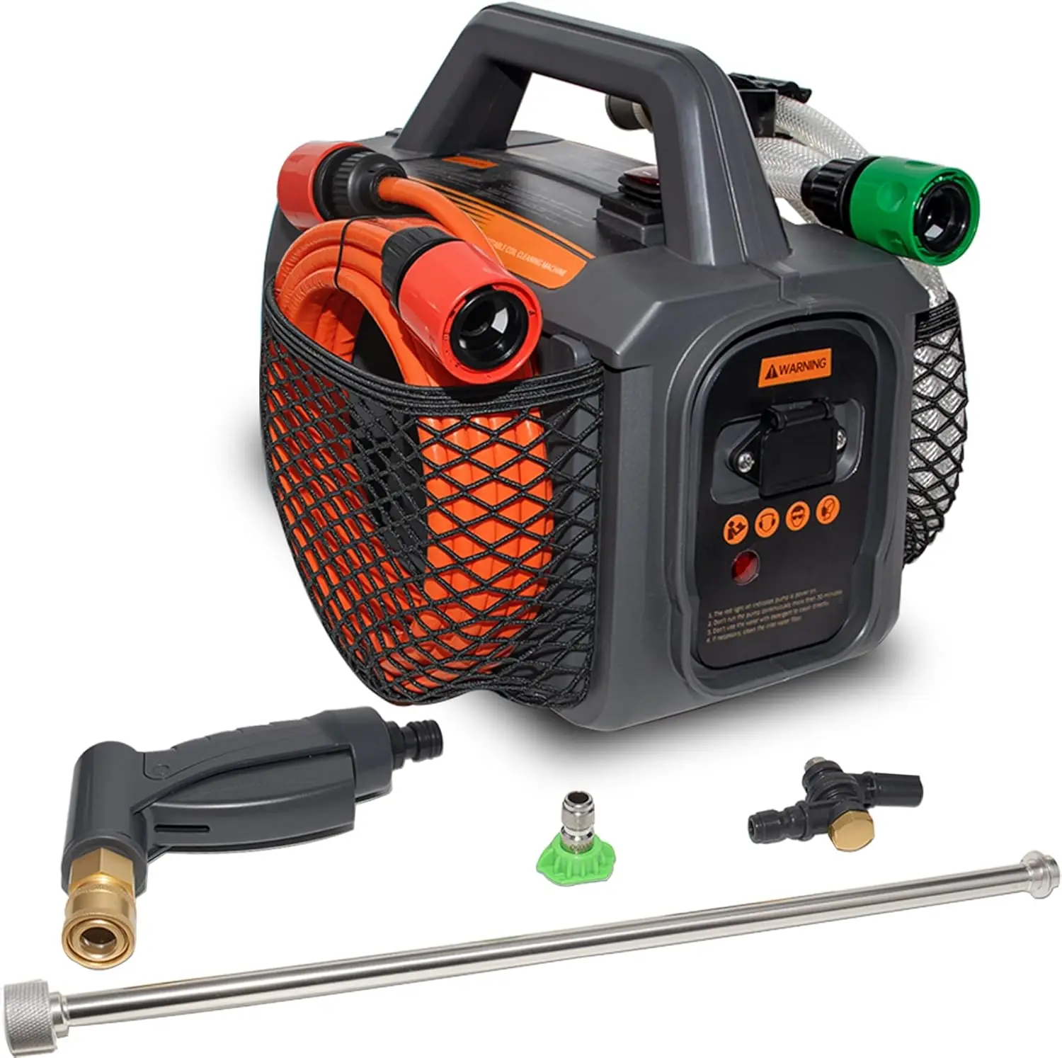 

Updated Portable Pressure Washer for HVAC Coil Cleaning, Indoor/Outdoor, 4L/min Flow Rate, 0.7-1.0MPa Working Pressure