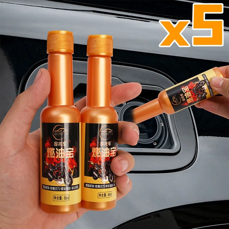 60ml Motorcycle Fuel Additive Motorcycle Fuel Remove Engine Three Way Catalytic Converter Carbon Fuel Efficiency Enhance Agent