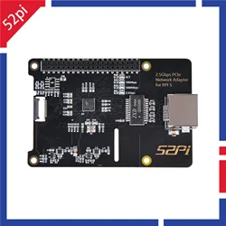 52Pi W03 2.5Gbps PCIe Network Adapter Expansion Board For Raspberry Pi 5