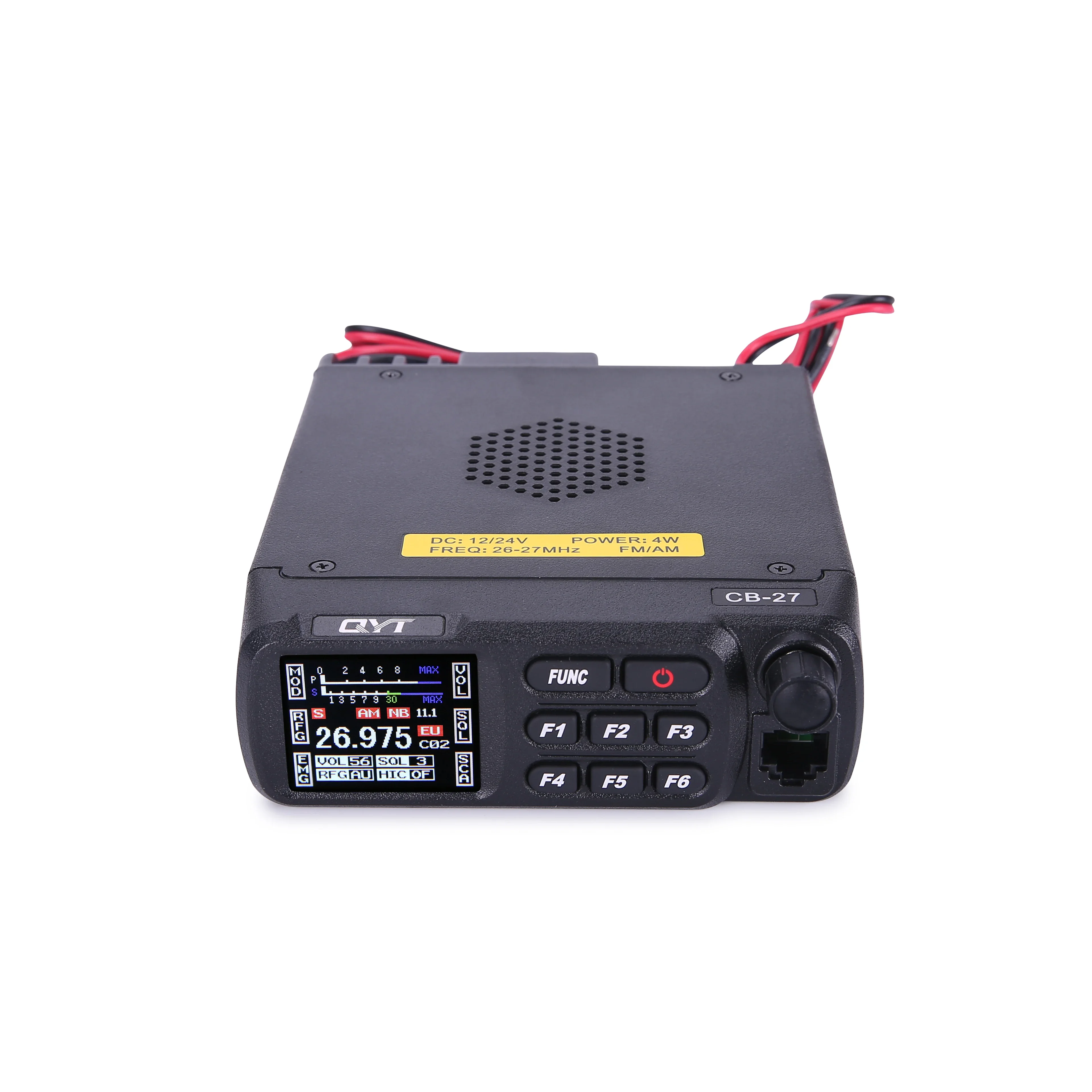 Ricetrasmettitore QYT più economico AM FM banda cittadina CB-27 12V 24V mobile cb 27MHz radio