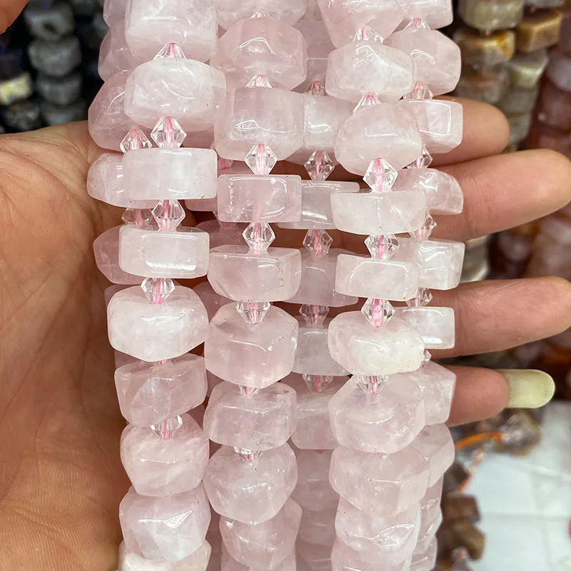 Natursteinperlen Aventurin Achate Tigerauge Jade Rosenquarz Jaspis Runde Armbandperlen für Schmuckherstellung Diy Armband – Detail 14