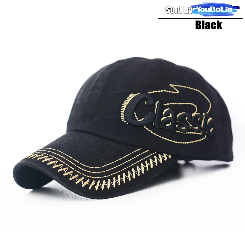 Baseballkappe im Koreanischen Stil Trendige Neue Frühlings-Dad-Cap Gewaschene Distressed-Mütze Retro-Buchstaben 3D-Bestickte Sonnenkappe – Detail 6