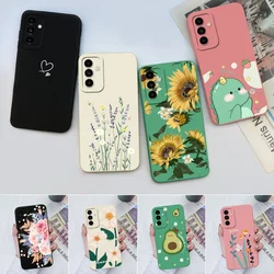 For Samsung Galaxy A24 A34 Phone Case Love Heart Silicone Cover Anti Scratch Coques For SamsungA24 4G Shell GalaxyA34 5G Fundas