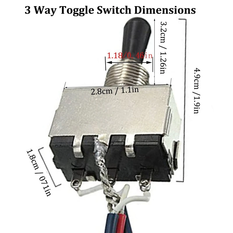 Lp Electric Guitar Pickups Wiring Harness Kit 2T2V 500K Pots 3 Way Switch With Jack For Dual Humbucker Gibson Les Pual Style Gui