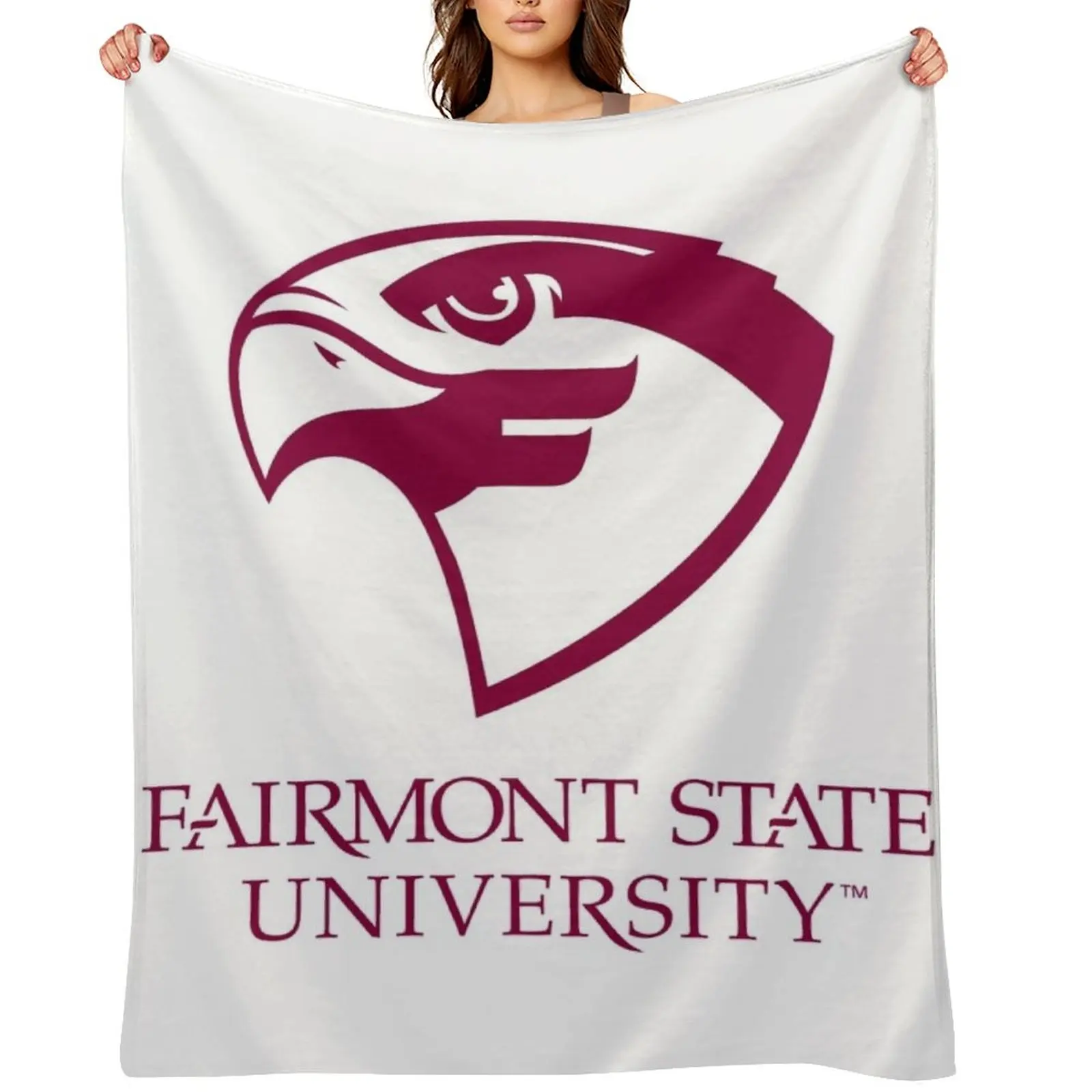 

new Fairmont State-Fighting Falcons Throw Blanket halloween funny gift Decorative Sofa Luxury Thicken Blankets