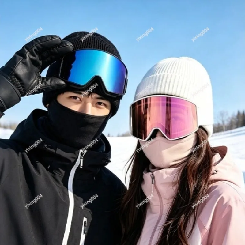 Double‑Layer Anti‑Fog Ski Goggles UV‑Protective Snow Glasses for Men Women Snow Mountain Sports