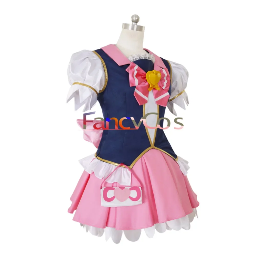 Anime Pretty Cure Lovely HappinessCharge PreCure! Megumi Aino Dress Cosplay Costume Anime Maid Lolita Custom Made Halloween