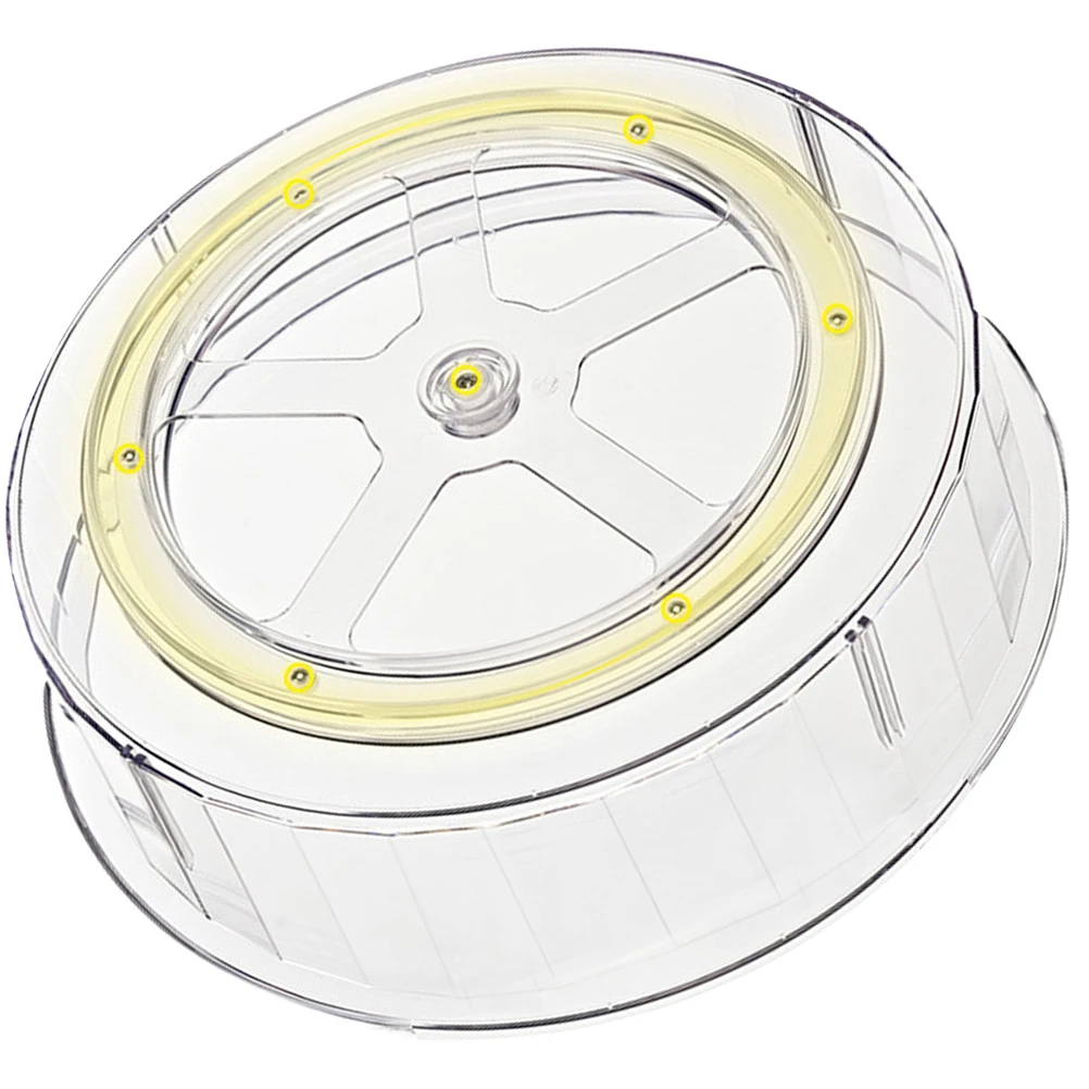 

Multi function Turntable Spices Storage ganizer Clear PET Material Large Capacity Kitchen Fridge Dining Room Practical Serving