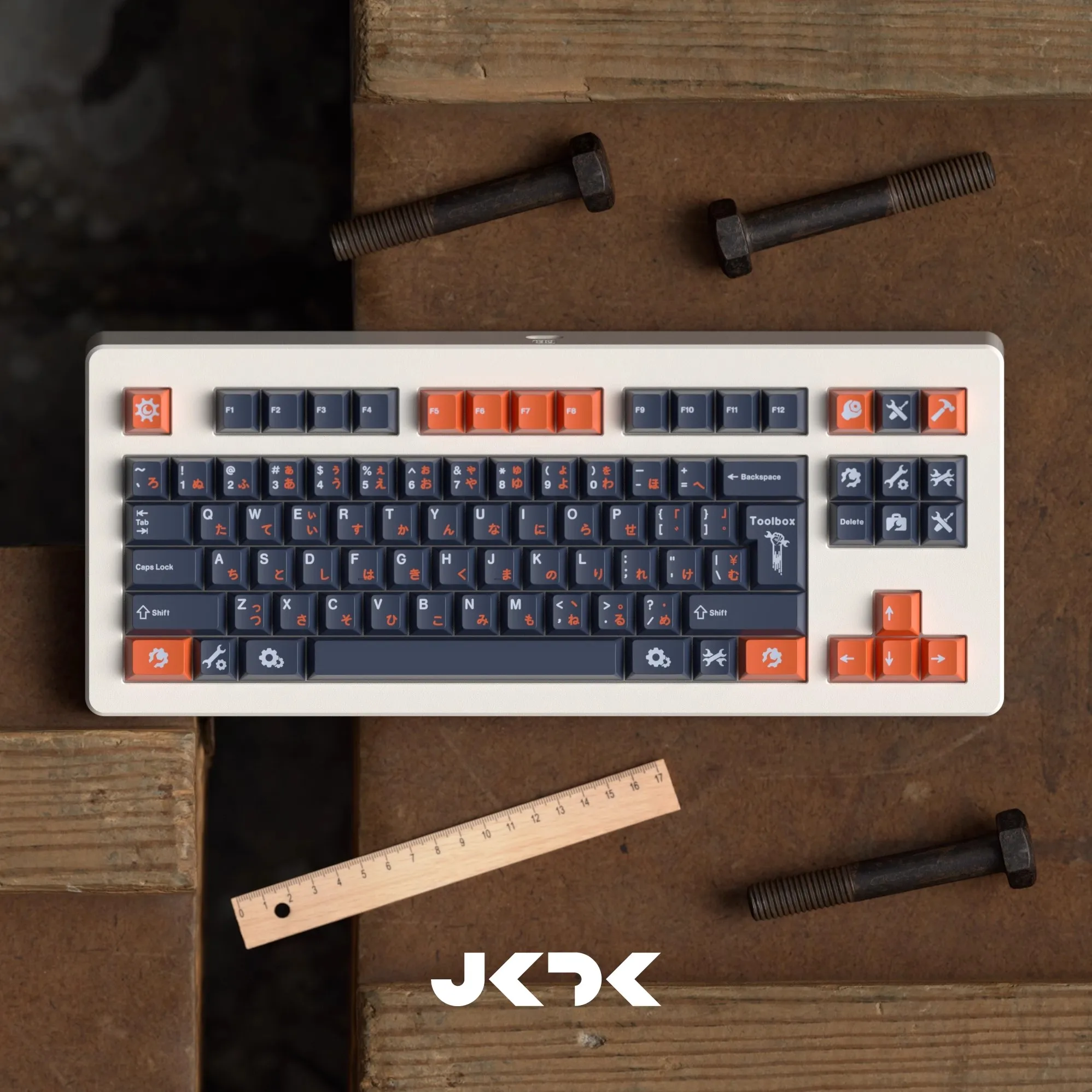 Imagem -02 - Dye Sublimation Keycaps Keycaps para Perfil Cherry Toolbox Personalizado r2 Pbt Lados 60 64 68 84 96 104 Layouts Set