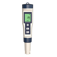 5 in 1 Water Tester Salinity PH Temp EC and TDS Meter Digital Tester Pen for Pool Saltwater and Drinking Water