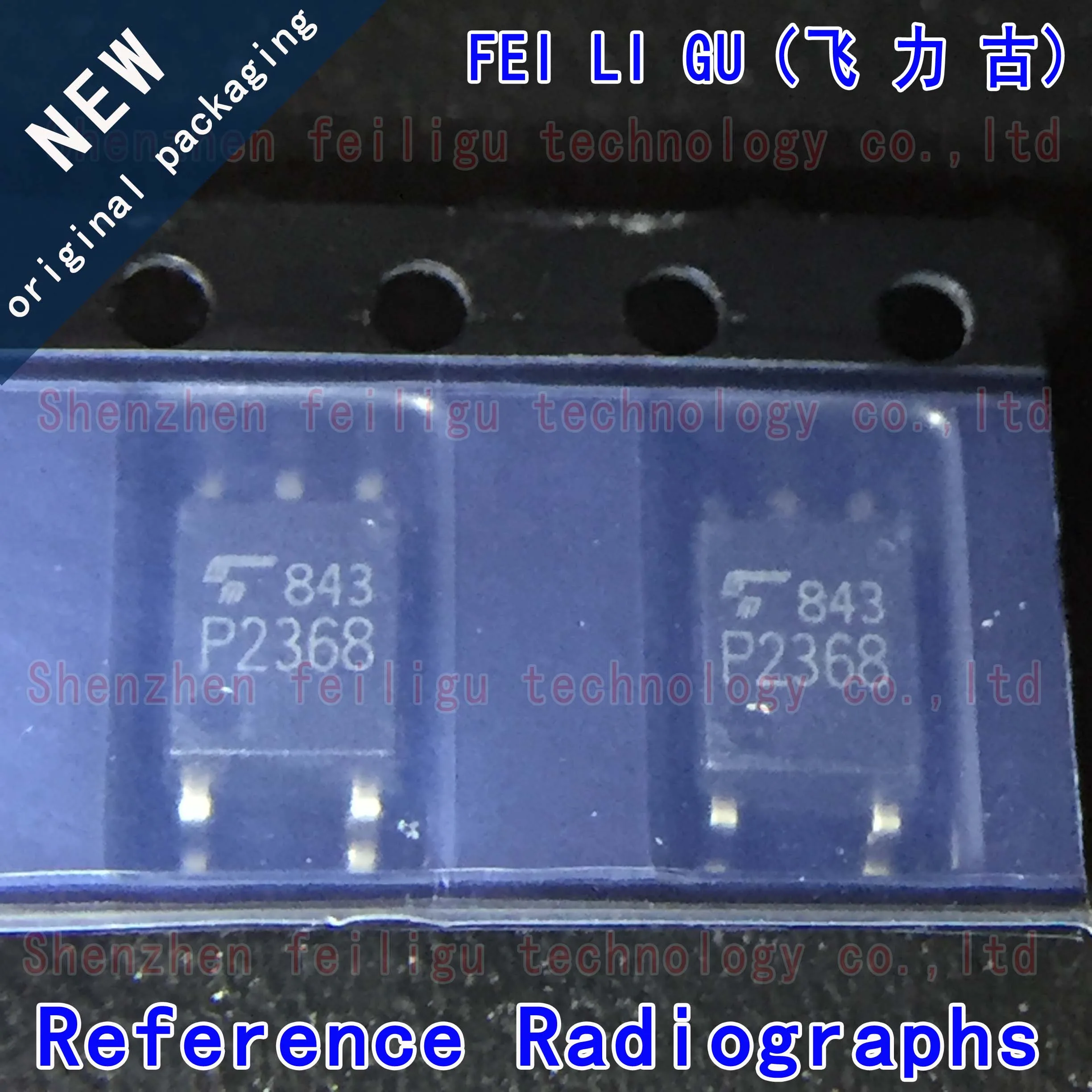 5/15/30/50PCS 100% New original TLP2368(TPL.E(T TLP2368 silkscreen:P2368 package:SOP8 optoisolator-logic output optocoupler
