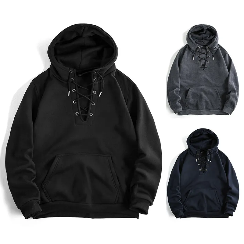 Spring New Men's Slim Fit Zipper Design Casual Hooded Drawstring Sweatshirt Jacket European Size 20265 Comfortable Youthful