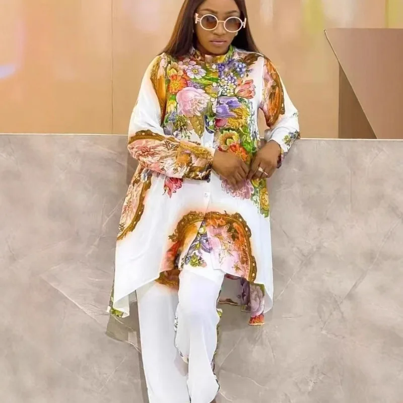 

Miyake плиссированные длинные верхние классические брюки с принтом, женская африканская куртка-кардиган больших размеров с длинными рукавами, одежда на Ближнем Востоке