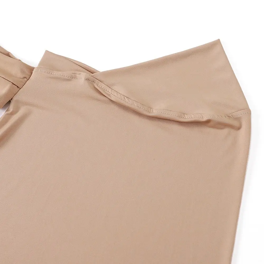 

Стильная застежка-застежка Рамадан хиджаб мягкий дышащий треугольный шарф для волос регулируемый сплошной цвет исламский головной убор на открытом воздухе