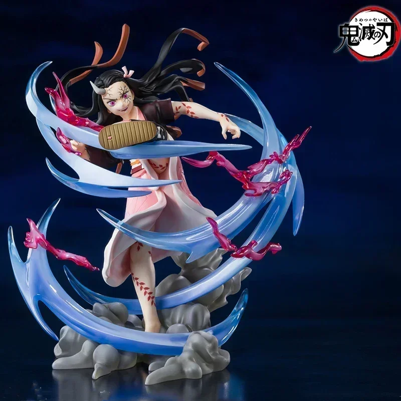 

20cm Original Demon Slayer Anime Figuartszero Kamado Nezuko Phantom In Progress Action Figure Model Desktop Decoration Toy Gift