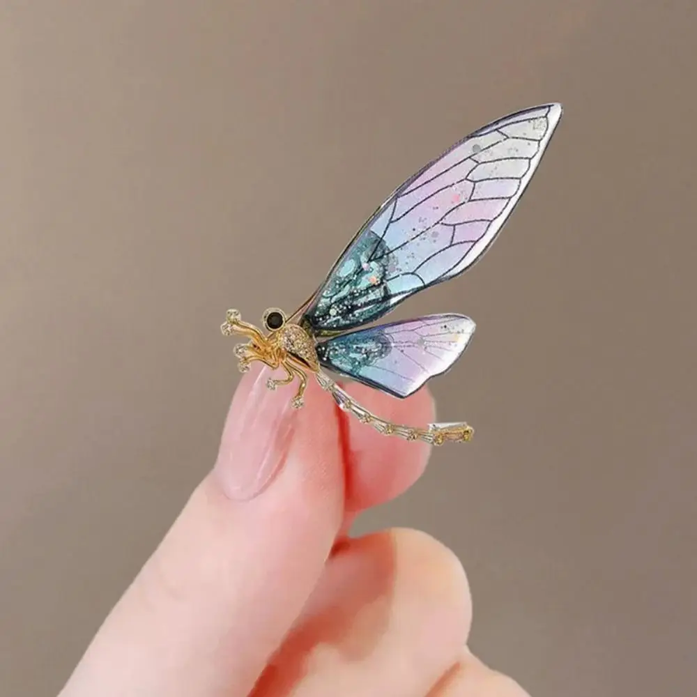 Mode Libelle/Schmetterling Geformt Broschen Strass Legierung Abzeichen Pin Imitation Perle Anzug Kragen Pins Kleidung Zubehör