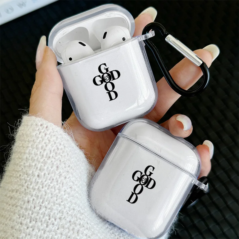 

White Christian Jesus Quote for Airpods Case for Airpods 1/2,4,3,Pro and Pro 2 Case Earphone Cover Perfect Gift for Lover Family
