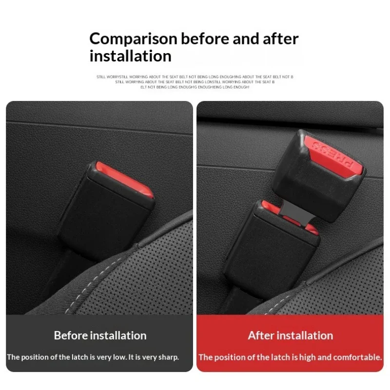 TILONDEX Car Seat Belt Clip Thickened Shoulder Protector for The Clip Universal Car Seat Belt Extender Clip Multi-functional