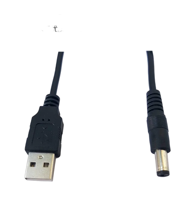 สายไฟ ADT-Link USB เป็น DC 5.5 * 2.1 มม. หัวกลม DC5.5 สายต่อ USB เป็น DC ทองแดงแท้ อุปกรณ์เสริมสำหรับคอมพิวเตอร์