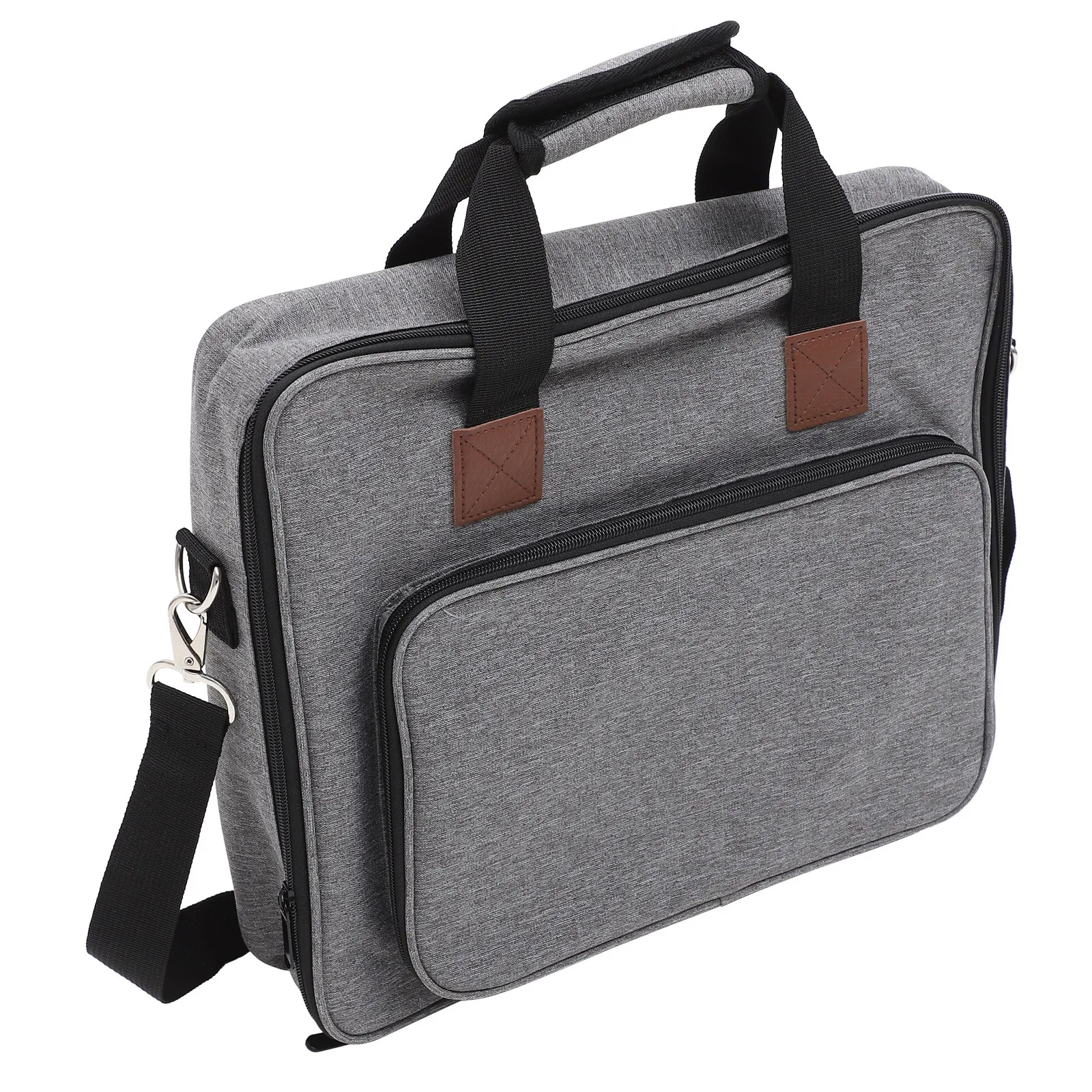 

Men Single Shoulder Bag Grey Retro Oxford Cloth Messenger Crossbody Multifunctional Portable Handbag Men Shoulder Bag
