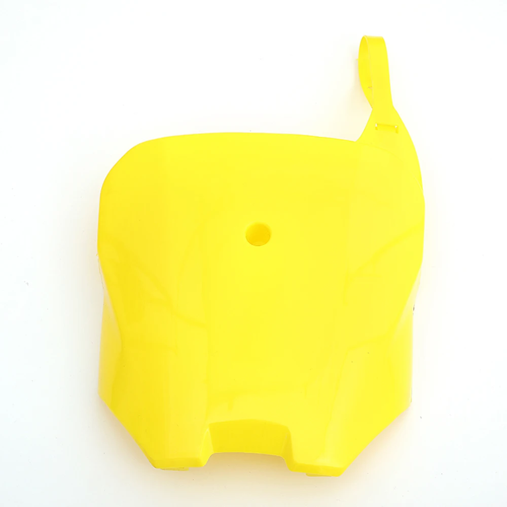 Yellow Motocross Number Plate Plastic Front Name Plate For HONDA CRF XR 100 80 70 Enduro Motobike Pit Dirt Bike Parts