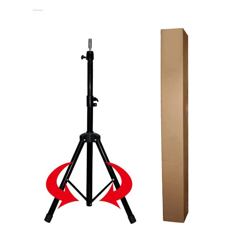 

Hairdressing and hair cutting practice head model special, with a black stand, foldable, durable and sturdy