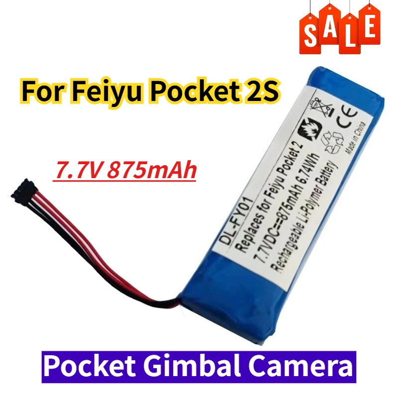 

7.7V 875mAh Pocket Gimbal Camera for Feiyu Pocket 2S