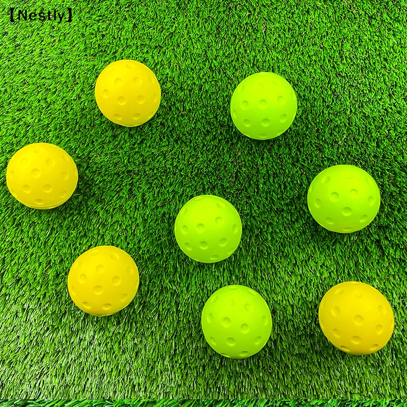 1/3pcs Durable Indoor Pickleball Balls 74mm Training Paddle Ball PU Foam Pickleball Soft Silent For Competition Practice〔Nest〕 view 4