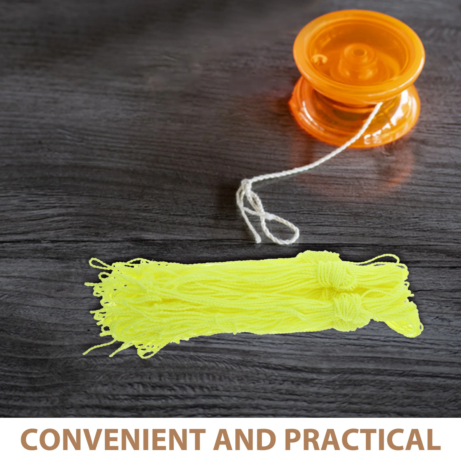 50 قطعة من سلاسل Yo Yo حبال بديلة من النايلون بألوان قوس قزح للأطفال الصغار المبتدئين والخدع الحرية والرياضات الخارجية