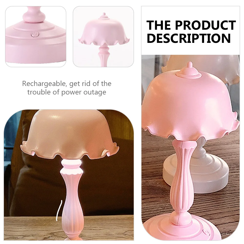 1pc Retro Night Light Small Night Lamp For Bedroom Bedside Tabletop Decoration Desktop Lamp Room Adornment Warm Lighting