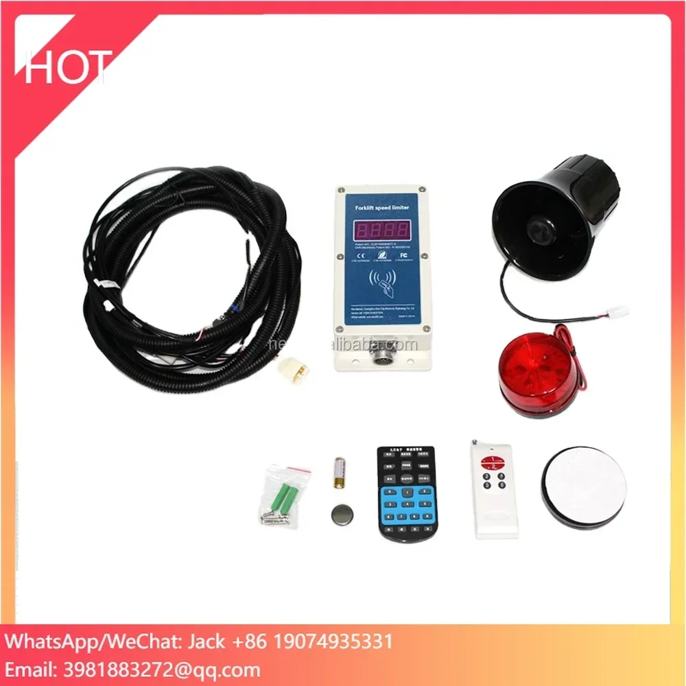 Forklift Collision Warning System With Speed Limiter Forklift Overspeed Control