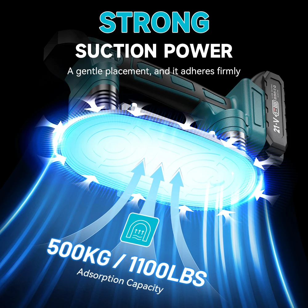 YEARTOP 9 Speed Tile Tiling Vibration Leveling Machine 500KG Tiler Laying Vibrator Wall Floor Power Tool for Makita 18V Battery